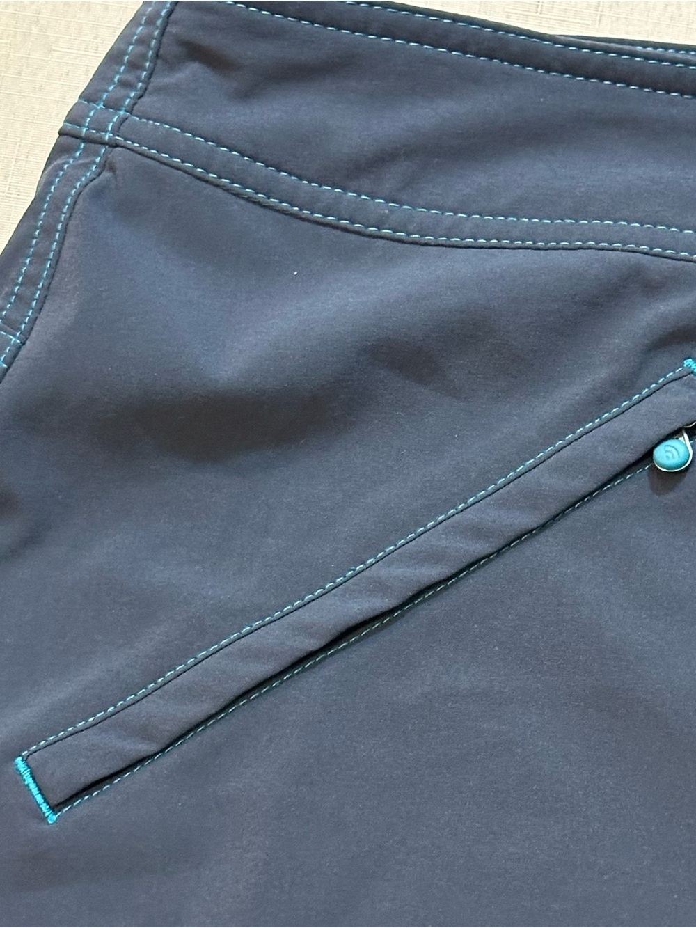 The North Face Women’s Navy Blue Board Shorts Swim Shorts Lace Up Large - Picture 10 of 16